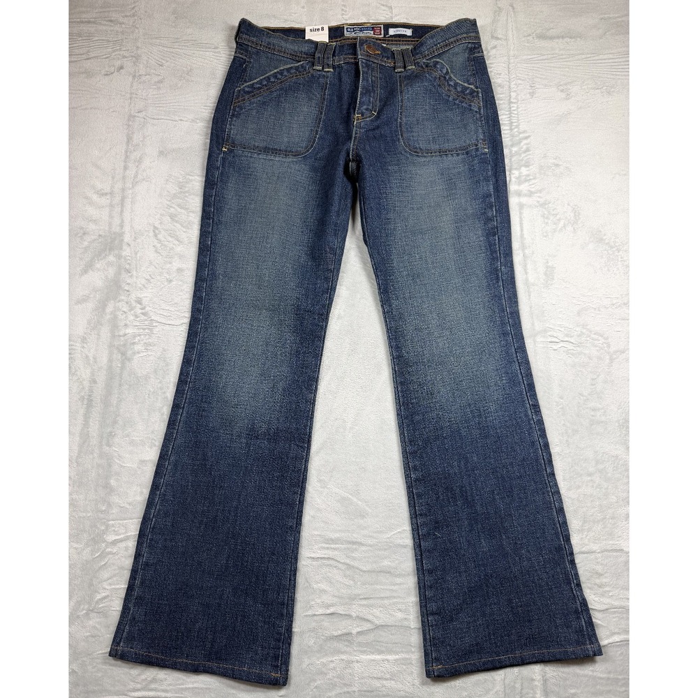 Vintage 2004 Old Navy Jeans Women 8 NWT Ultra Low Rise Bootcut Y2K Stretch